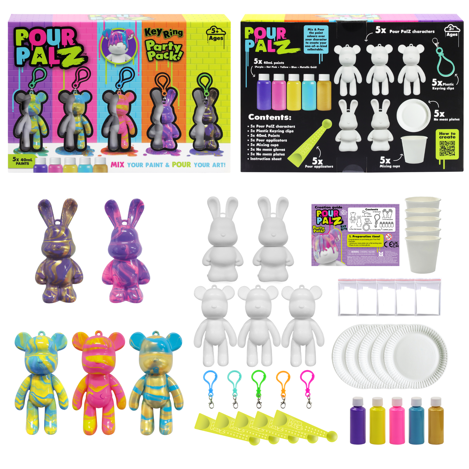 Pour PalZ Bear Mini Keyring Wave 1 — TOYMONSTER